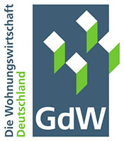 Logo des GdW Bundesverband deutscher Wohnungs- und Immobilienunternehmen e. V.